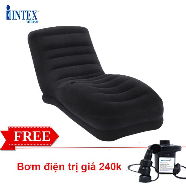 Ghế hơi tựa lưng cao cấp Intex 68595 - Kèm bơm điện