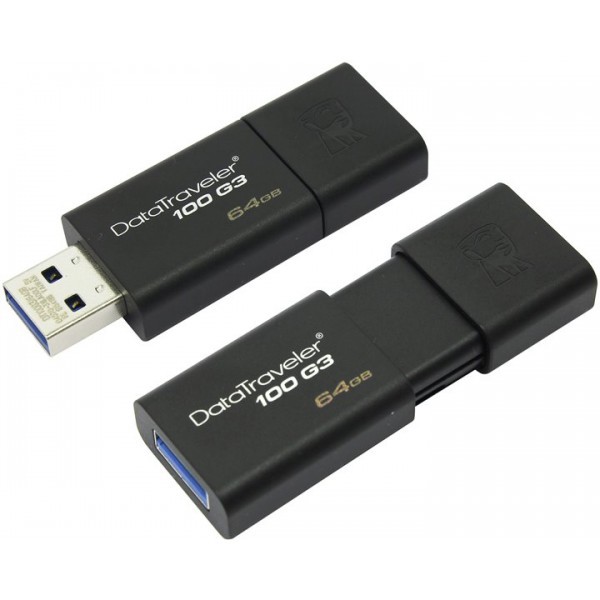 ■︎ USB Kingston DT100G3 64Gb USB 3.0 (SPC/ FPT)