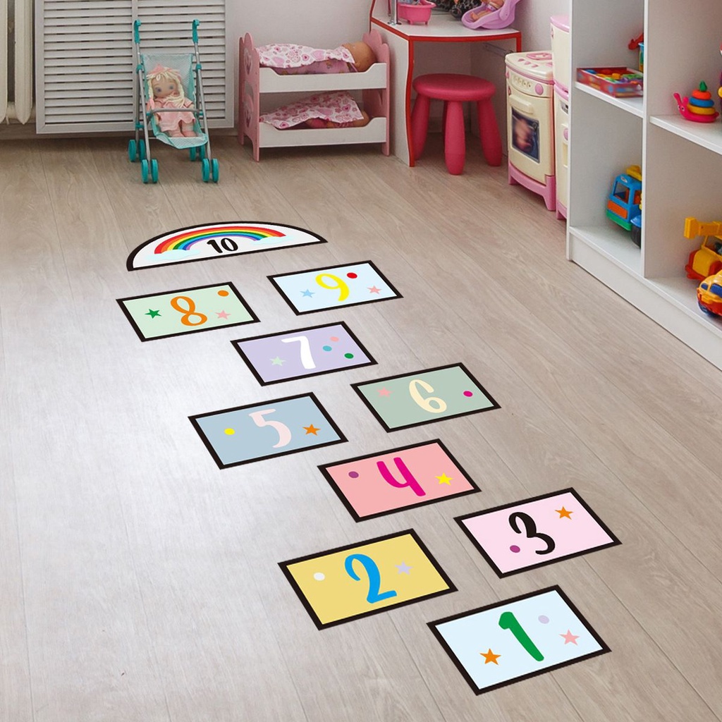 Miếng Dán Tường Trang Trí Hình Động Vật Hoạt Hình Diy