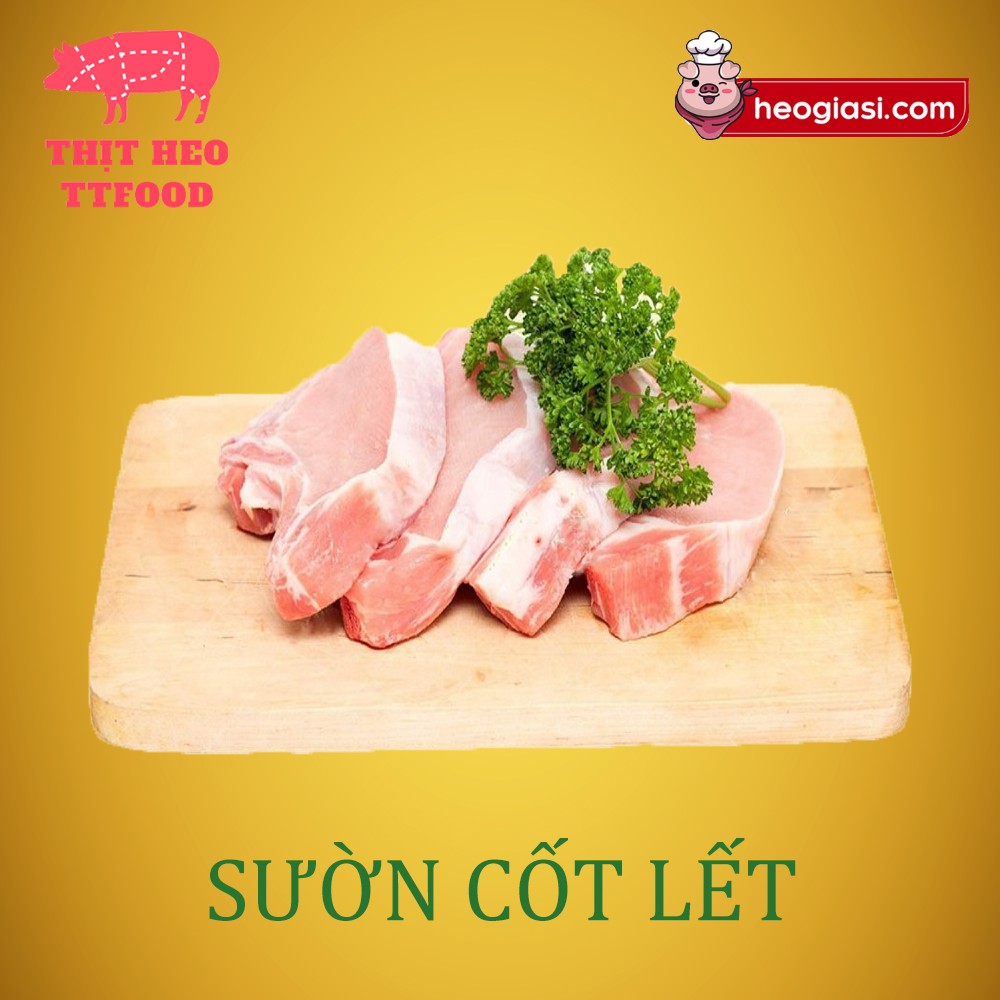 SƯỜN CỐT LẾT -Thịt heo nóng (500g/ 1kg)
