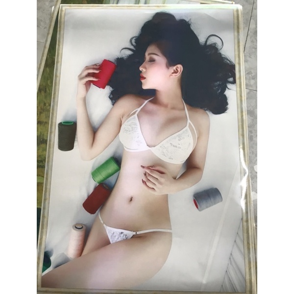 ❤FREESHIP❤Tranh dán tường hình cô gái đẹp sexy nghệ thuật kích thước 60x90cm