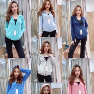 Áo chống nắng nữ hàng VNXK Loại ngắn