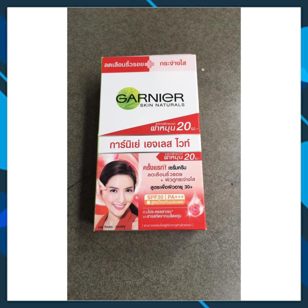 FREESHIP- Hộp 6 gói Kem Dưỡng Da Chống Nắng Garnier Skin Naturals SPF 30/PA++ĐỎ CAO CẤP Thái Lan