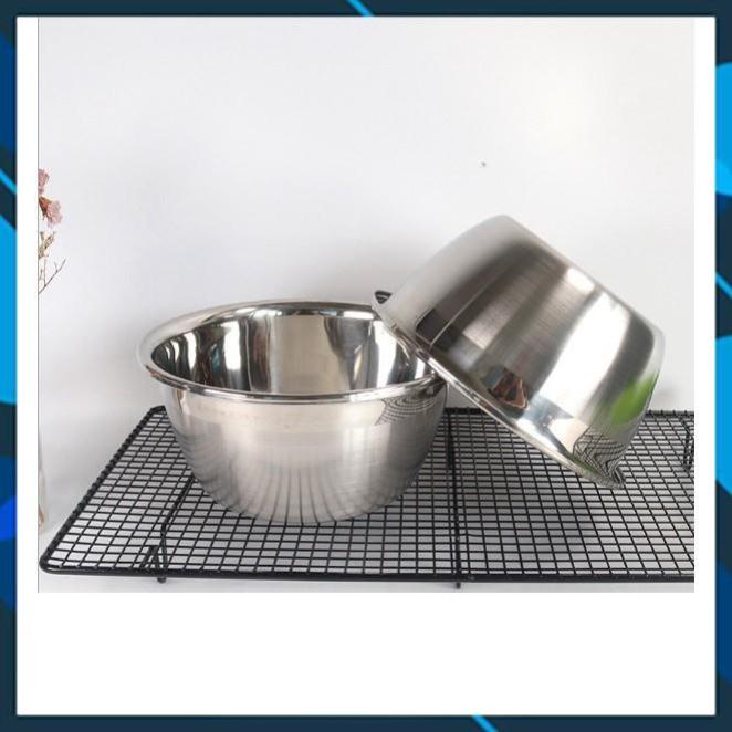 [Ảnh thật] [An Toàn – Tiết Kiệm] Tô trộn bột inox 20cm