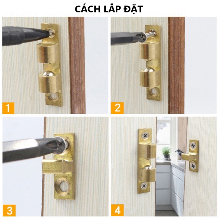 Chốt Giữ Cánh Tủ  - Chốt Giữ Cánh Tủ cố định cánh cửa, sang trọng, thẩm mỹ trên từng sản phẩm.