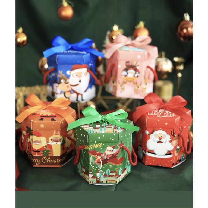 Hộp đựng quà noel