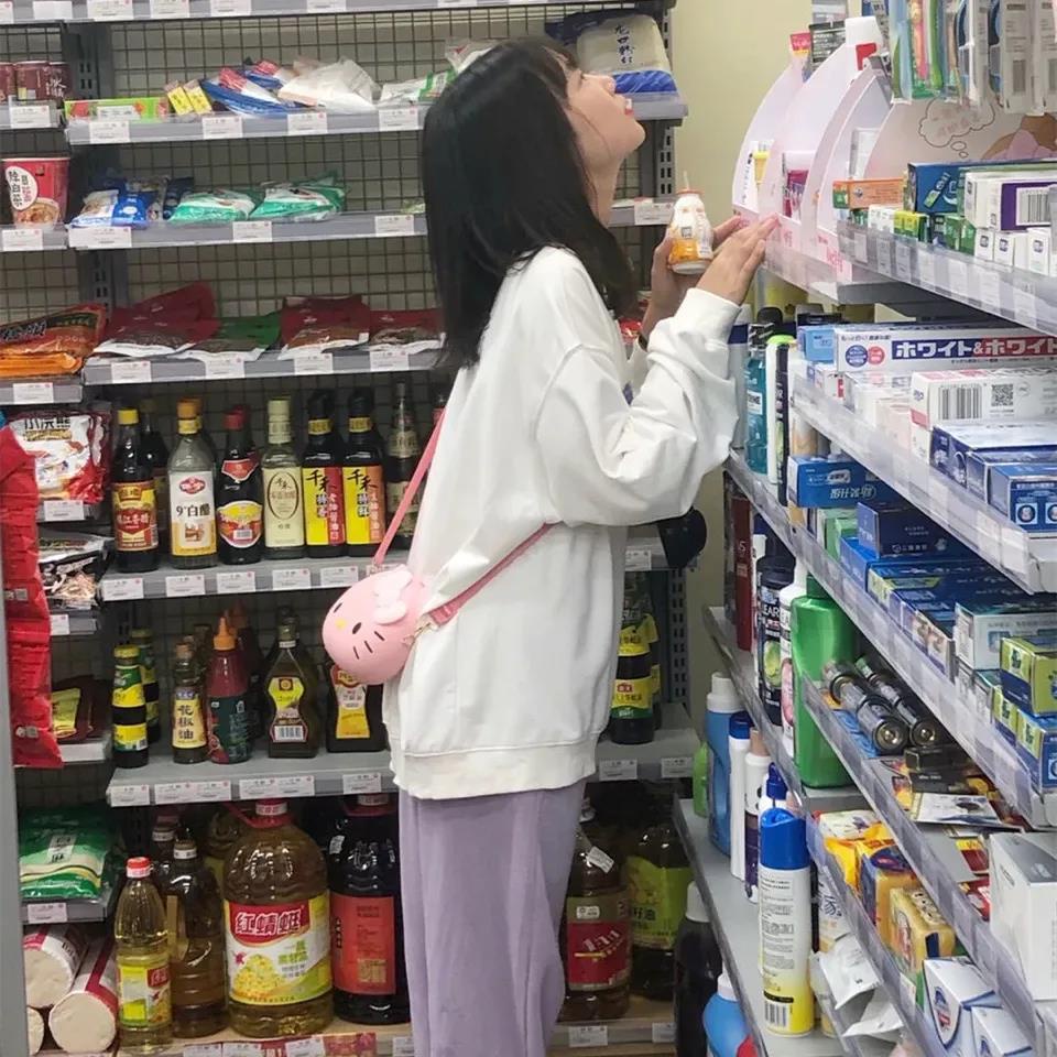 NRVP Áo Thun Nữ Dài Tay Cổ Tròn Thời Trang Hàn