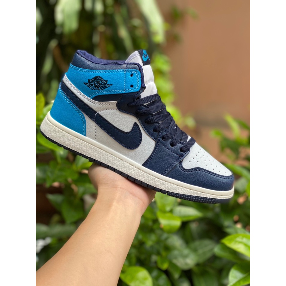 [FREESHIP] Giày Thể Thao Sneakers AIR JORDAN 1 Retro High Obsidian UNC Xanh Than Gót Xanh Dương Cao Cổ | BigBuy360 - bigbuy360.vn