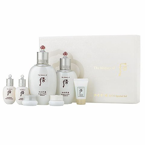 Bộ dưỡng trắng da Đông y Whoo Radiant White 7pcs/ Mỹ phẩm OHUI Công ty chính hãng