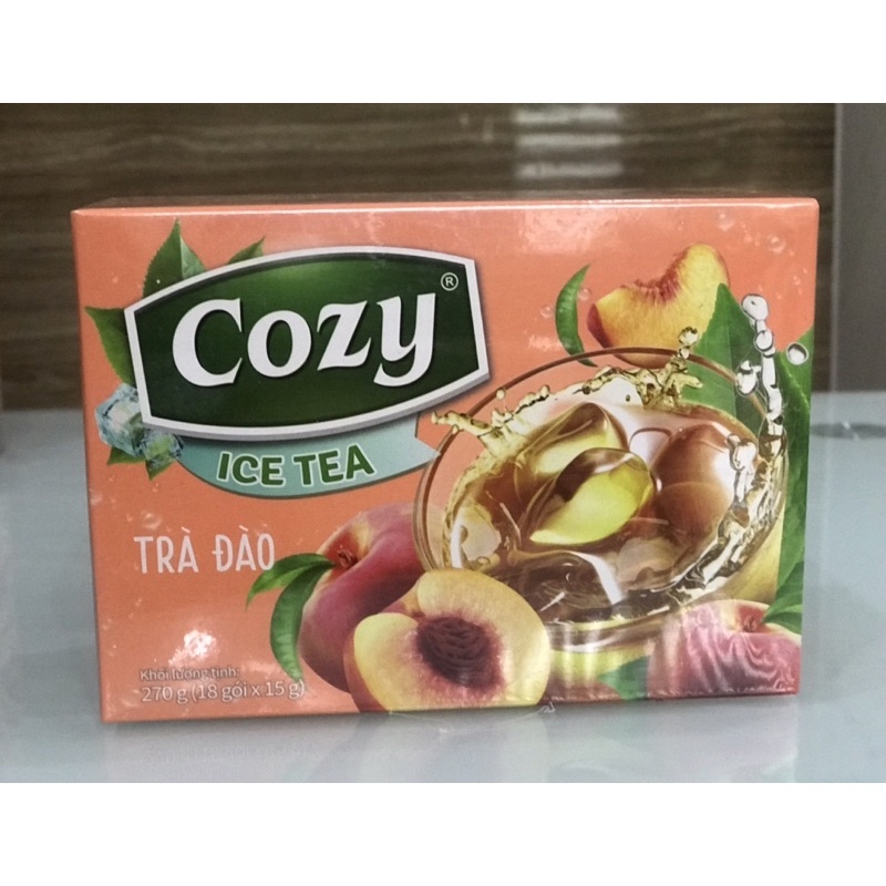 Trà  Hoà Tan Hương  Đào Cozy 270g(18 gói *15g)