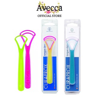 Set 2 Cây Cạo Lưỡi Size Lớn Curaprox Tongue Cleaner CTC 203 Thụy Sỹ (Giao Màu Ngẫu Nhiên)