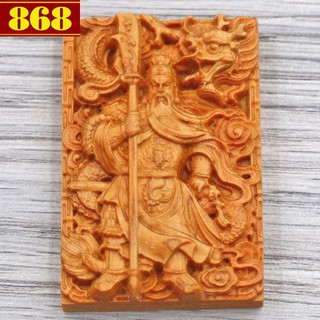 Mặt Quan Công 6 cm gỗ hoàng đàn MG47