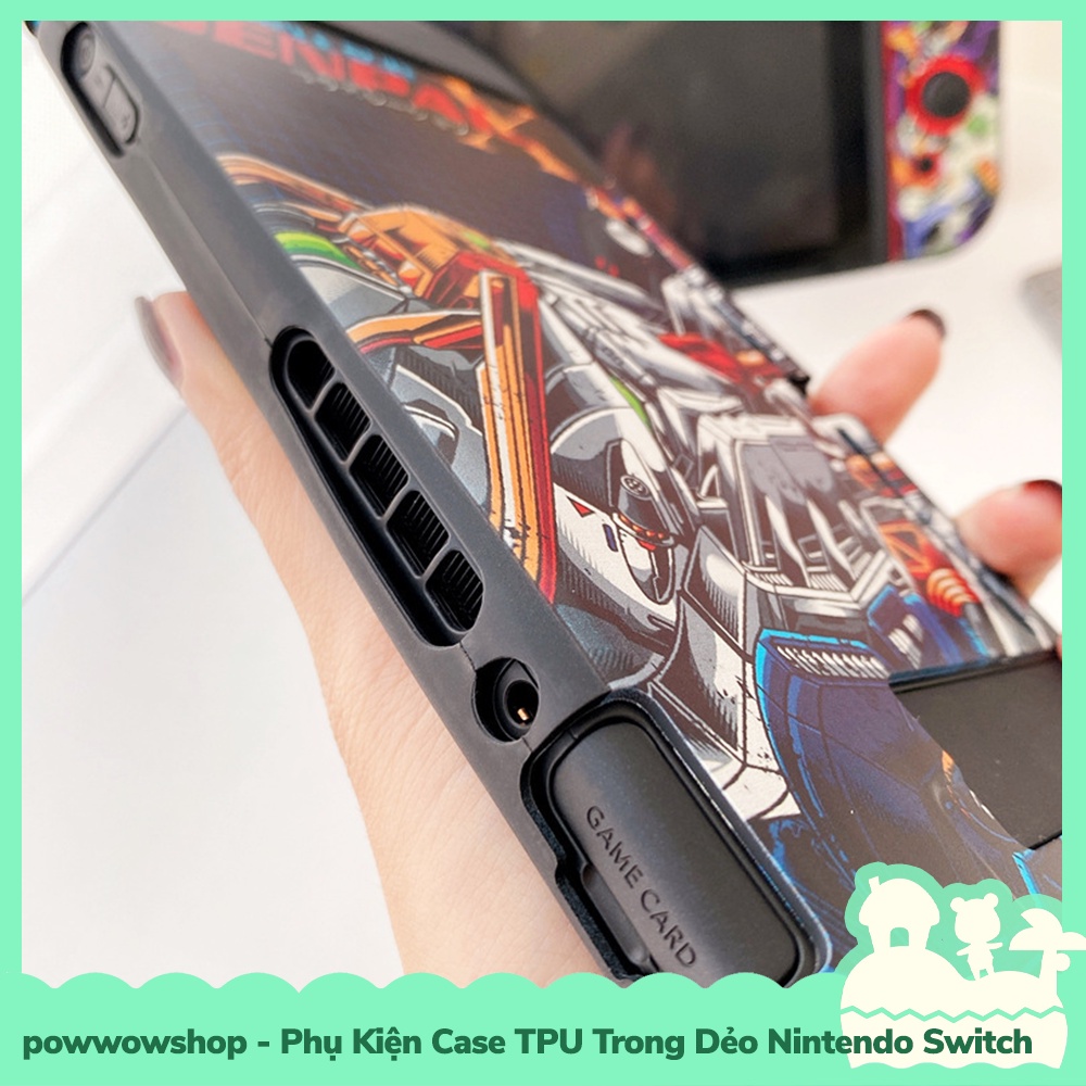 [Sẵn VN - Hỏa Tốc] Phụ Kiện Case Ốp TPU Dẻo Cho Máy Game Cầm Tay Nintendo Switch Super Robot Wars