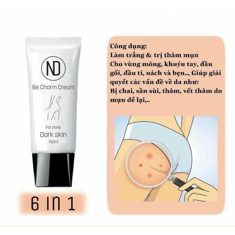 KEM THÂM MÔNG BE CHARM CREAM  * che tên*