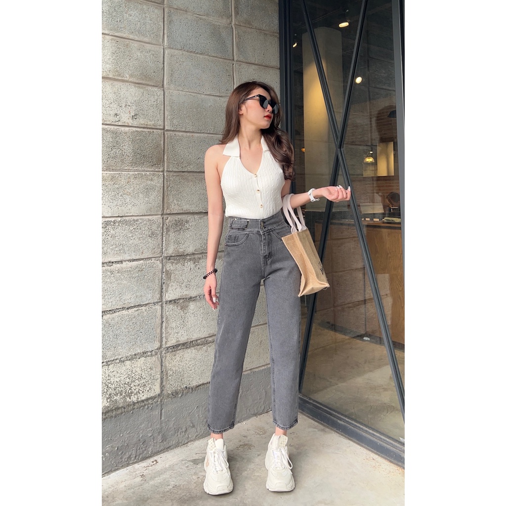 Quần jean baggy LOREN lưng kiểu B51040