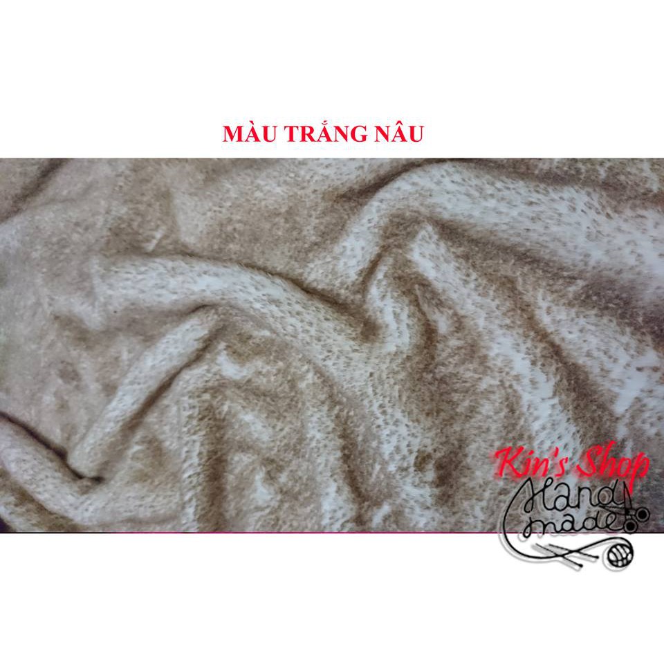 Vải lông thú ngắn siêu mịn