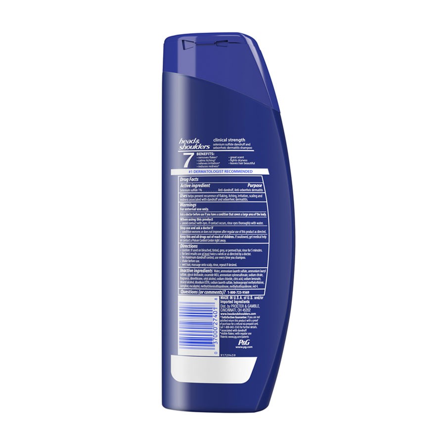 [MẪU MỚI] Dầu Gội Ngăn Gàu Head & Shoulders Clinical Strength 400ml - Chính Hãng USA | BigBuy360 - bigbuy360.vn
