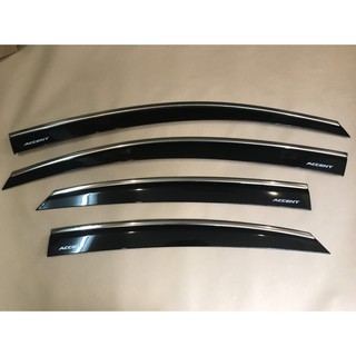 Vè che mưa chỉ inox sáng bóng Hyundai Accent 2018-2024
