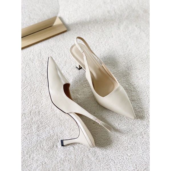 Giầy Slingback mũi nhọn dây hậu (ẢNH THẬT SHOP CHỤP)