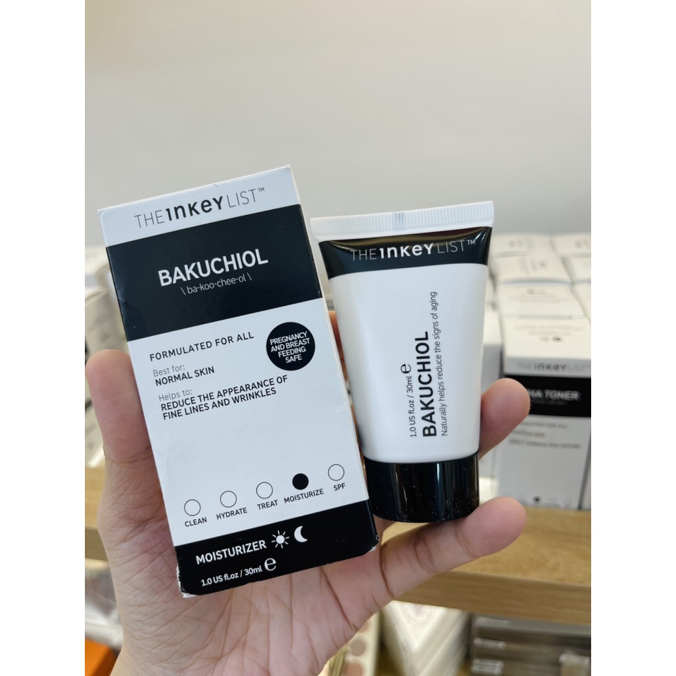 Kem dưỡng chống lão hoá INKEY LIST Bakuchiol Retinol Alternative Moisturizer