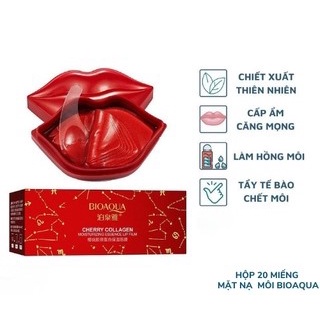 [Hộp 20 miếng ] Hũ mặt nạ dưỡng hồng môi Bioaqua-hàng Trung nội địa