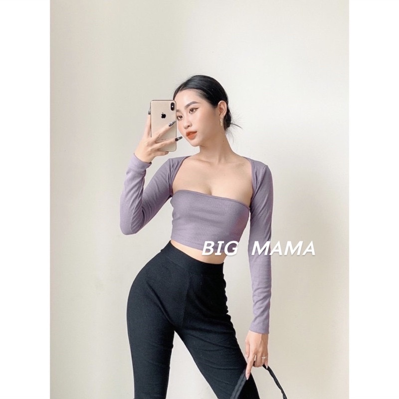 Áo Croptop cổ vuông hàng đẹp kèm ảnh thật