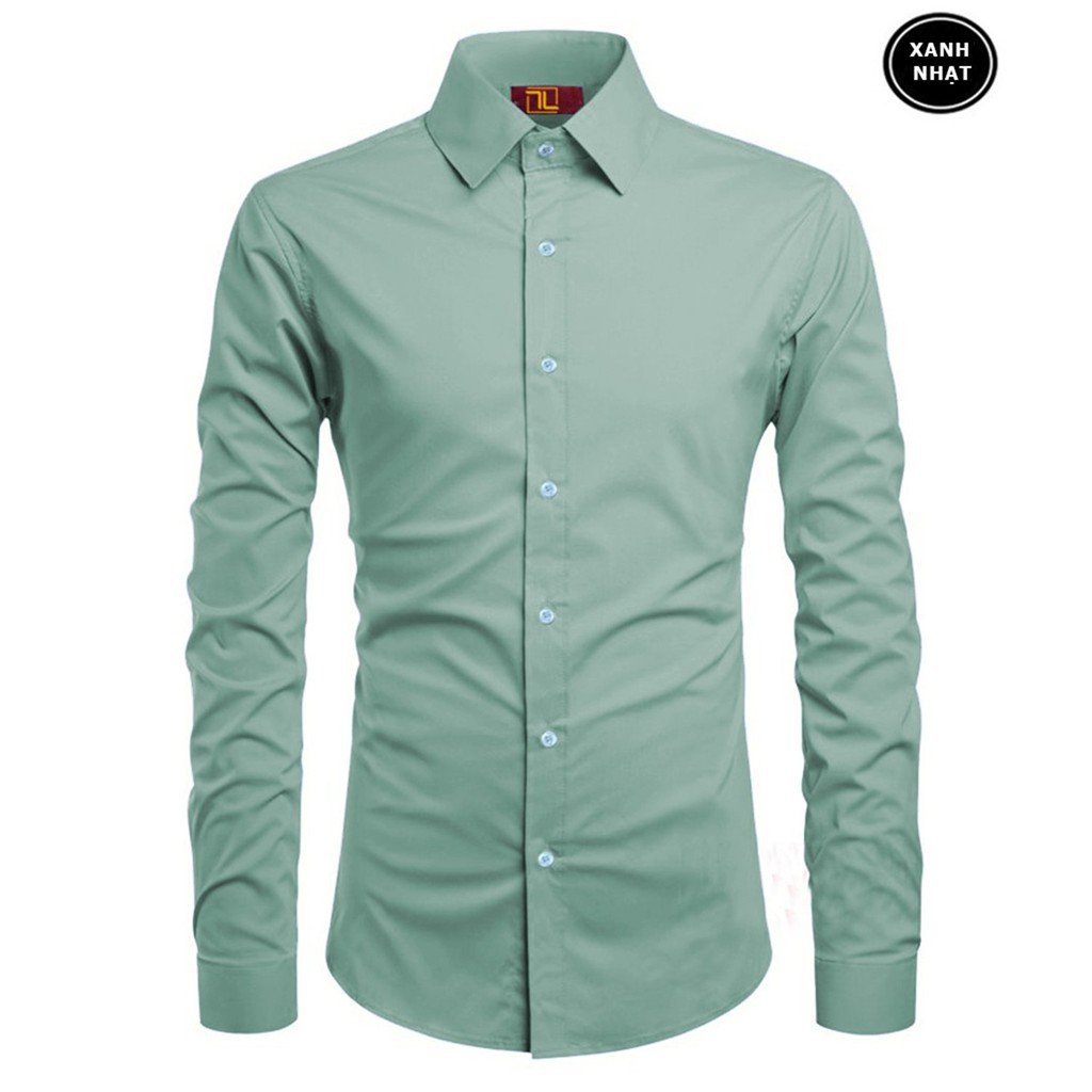 [Y HÌNH]Áo sơ mi  - Áo sơ mi lụa cao cấp - Chất liệu lụa mềm mịn, mát mẻ, dáng trẻ trung thanh lịch, mặc bao đẹp | BigBuy360 - bigbuy360.vn