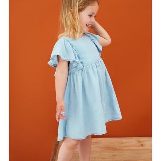 Váy zara xanh vải cực mềm