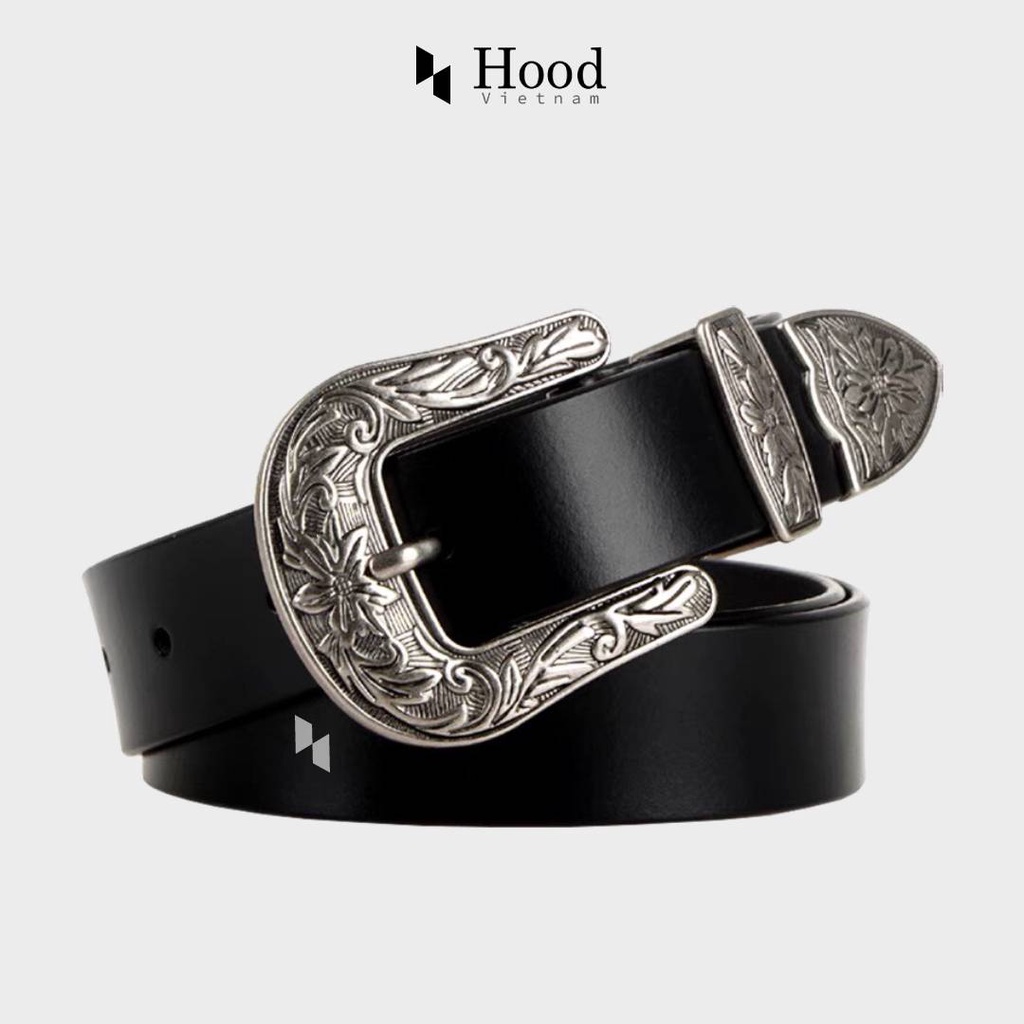 Thắt lưng nam Da cao cấp - Mặt chống gỉ cực xịn hood hoodvn