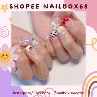 NAILBOX - Móng úp tiện lợi ( Đảm bảo giống hình, giá rẻ ) - Vẽ móng dễ thương Hàn Quốc theo phong cách ROSE BLACKPINK