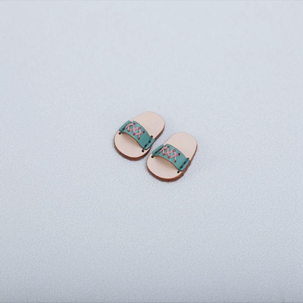 Giày Búp Bê Da Bò Handmade Dễ Thương Cho Búp Bê Tỉ Lệ 1 / 12