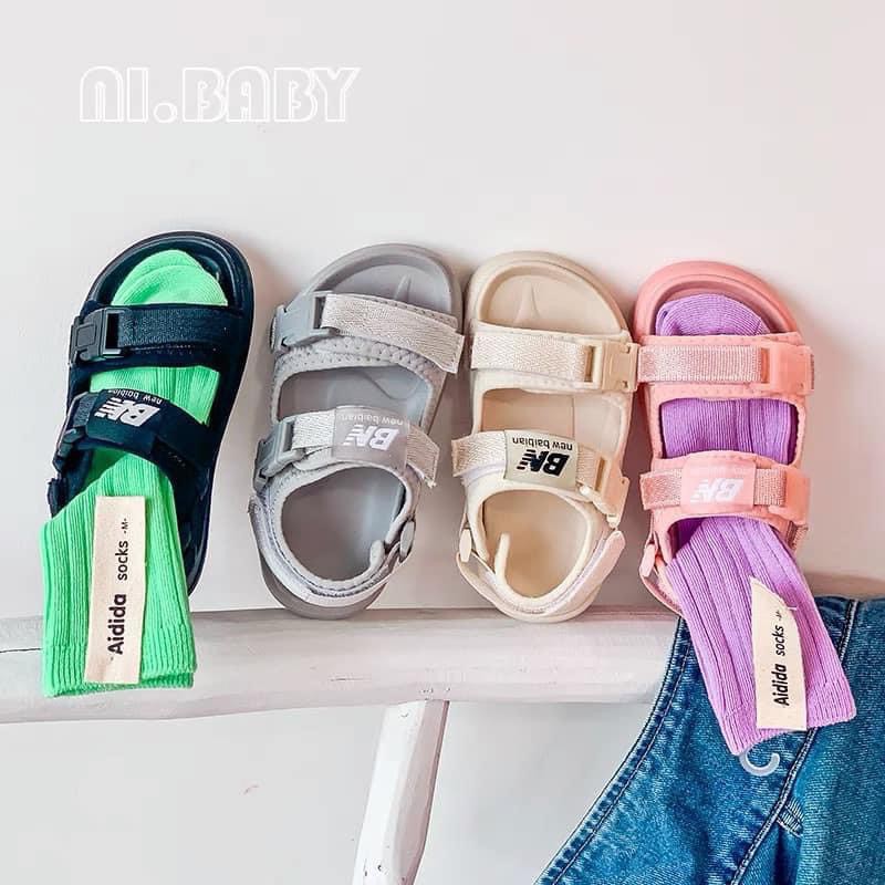 Sandal Quảng Châu cao cấp siêu đẹp cho bé trai và bé gái mã hàng vải dù 2 quai siêu nhẹ A237