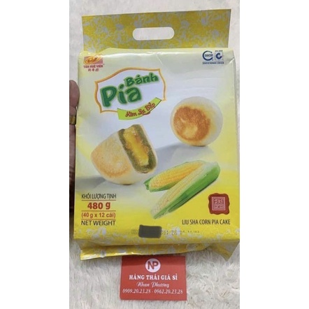 Bánh Pía Kim Sa Bắp Tân Huê Viên Trứng muối Date Mới Nhất