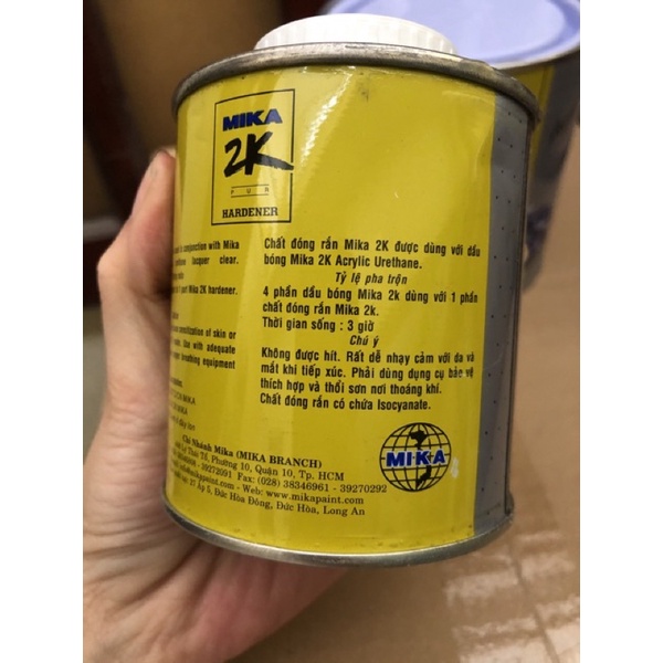 Dầu Bóng 2K 240 MIKA 2 thành phần