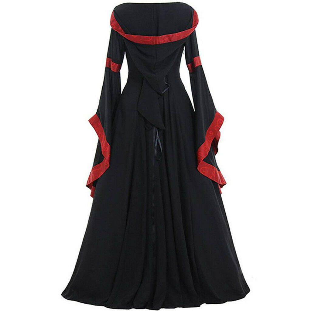 Đầm thời trung cổ hóa trang Halloween phù hợp làm quà tặng vintage phong cách gothic cho nữ