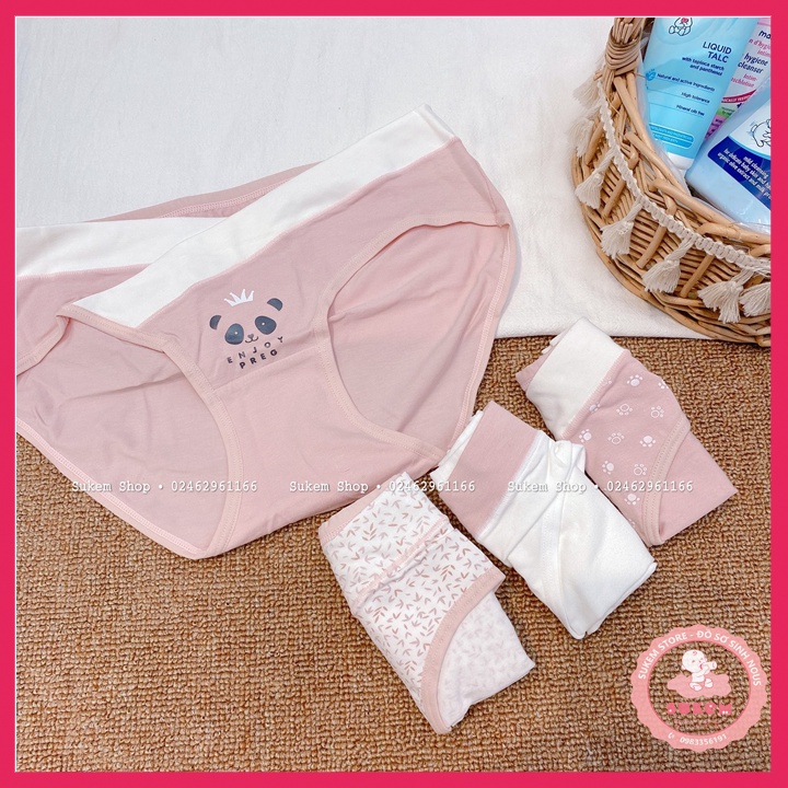 Quần Lót Bầu Set 4 Chiếc,Tạo Cảm Giác Dễ Chịu Cho Mẹ Bầu Trong Mọi Hoạt Động.