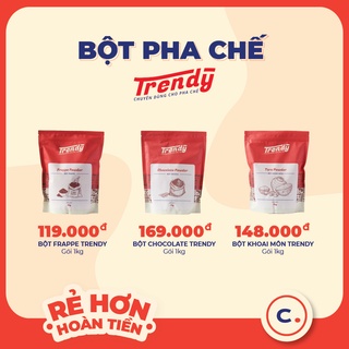 Bột Socola, Frappe, Khoai môn gói 1kg - Nguyên liệu pha chế pudding, trà sữa, thức uống giải khát