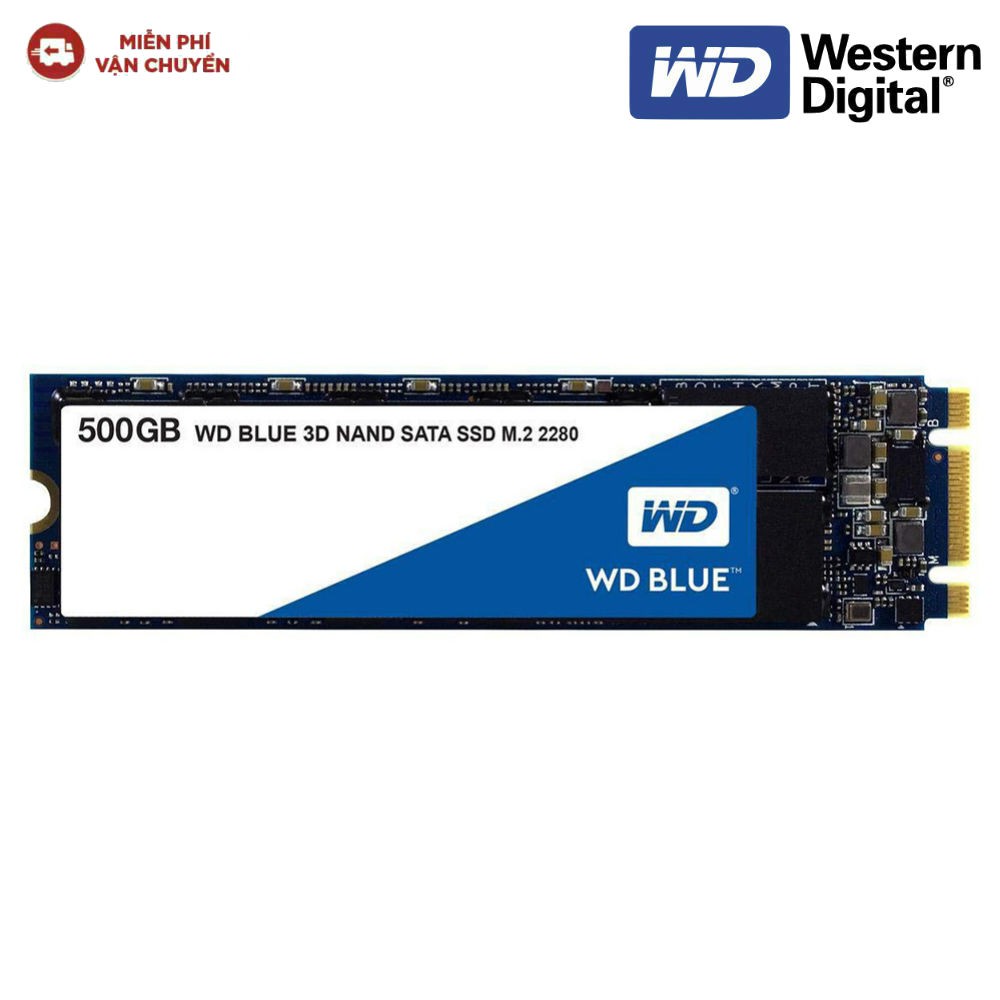 Ổ cứng SSD Western Digital Blue 500GB M.2 2280 SATA 3-WDS500G2B0B