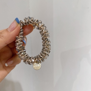 Dây Buộc Tóc Co Dãn Đính Hạt Phong Cách Hàn Quốc