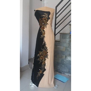 Vải áo dài phối nhung sale đồng giá 150k