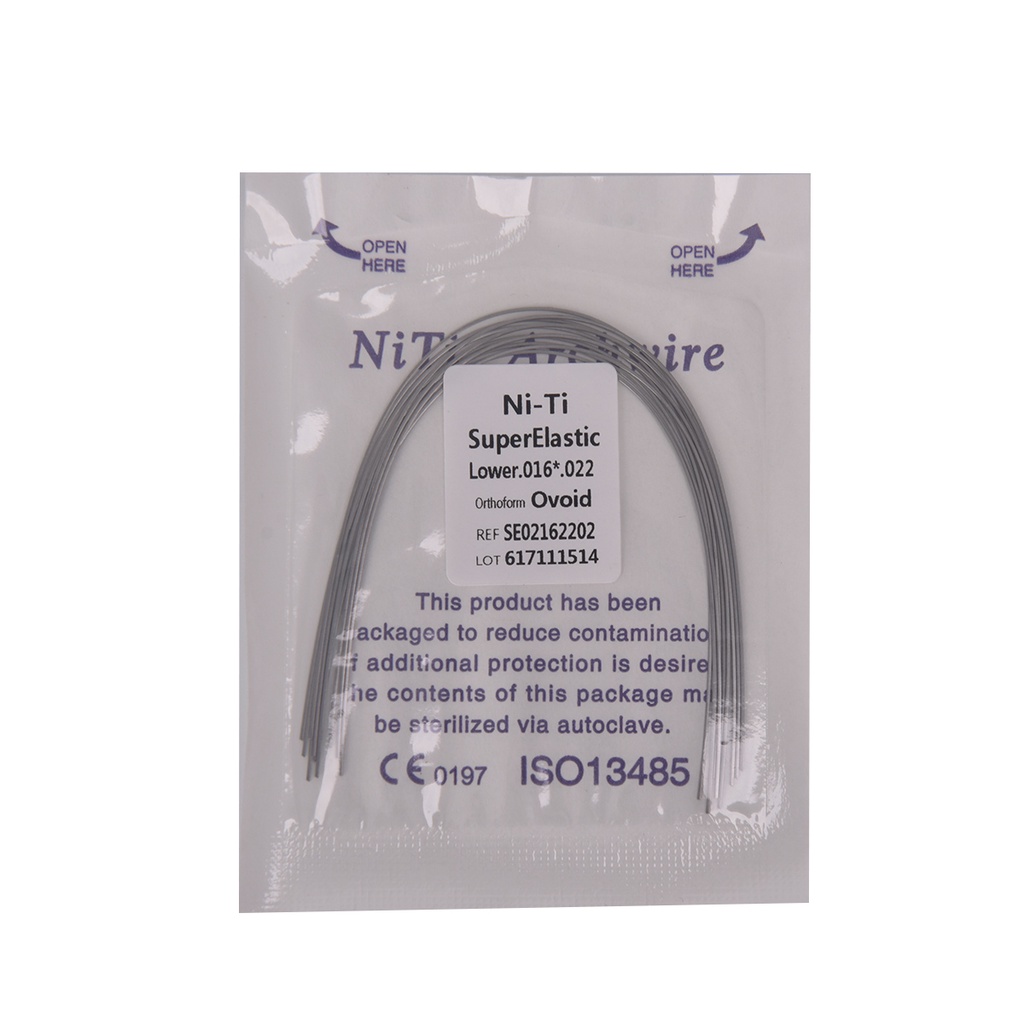 5 Gói Nha Khoa Niti Arch Wire Ovoid Dạng Chỉnh Nha Siêu Co Giãn
