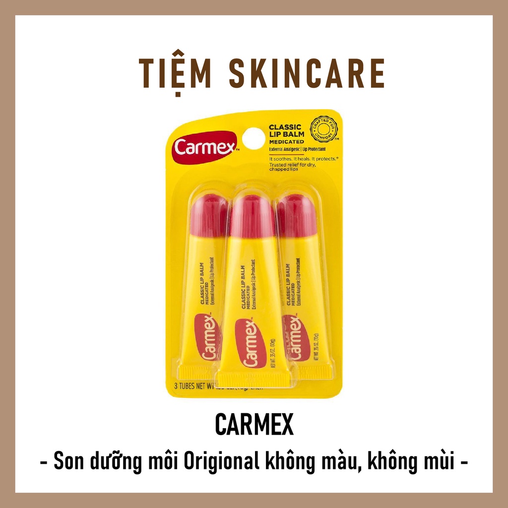 Son Dưỡng Môi Carmex Origional Không Màu, Không Mùi
