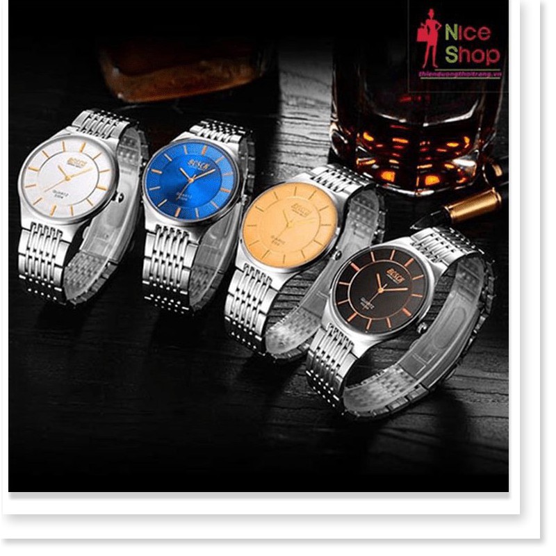 Đồng hồ nam Bosch dây thép mặt kính chống xước phong cách đơn giản - DH0156