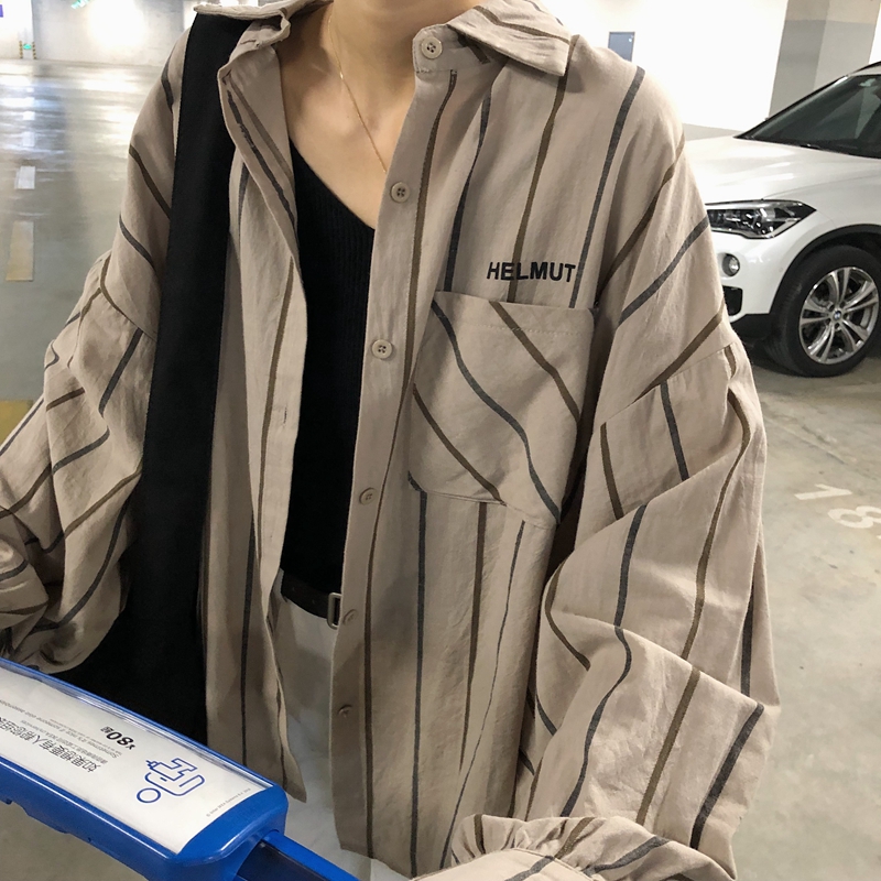 Áo Sơ Mi Hàn Quốc Dài Tay Dáng Rộng Cho Nữ 2021 | BigBuy360 - bigbuy360.vn