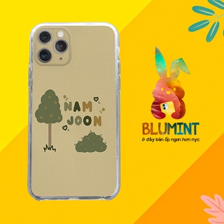 Ốp điện thoại BTS Nam joon cho iPhone 8 Plus 7Plus X XR Xs Max 6 6s Plus 11 Pro Max BLUBTS0725