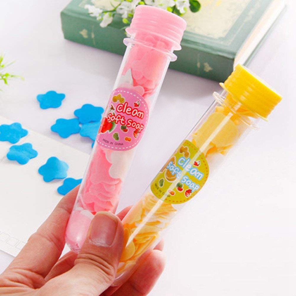 Ống xà phòng giấy tắm nhiều màu