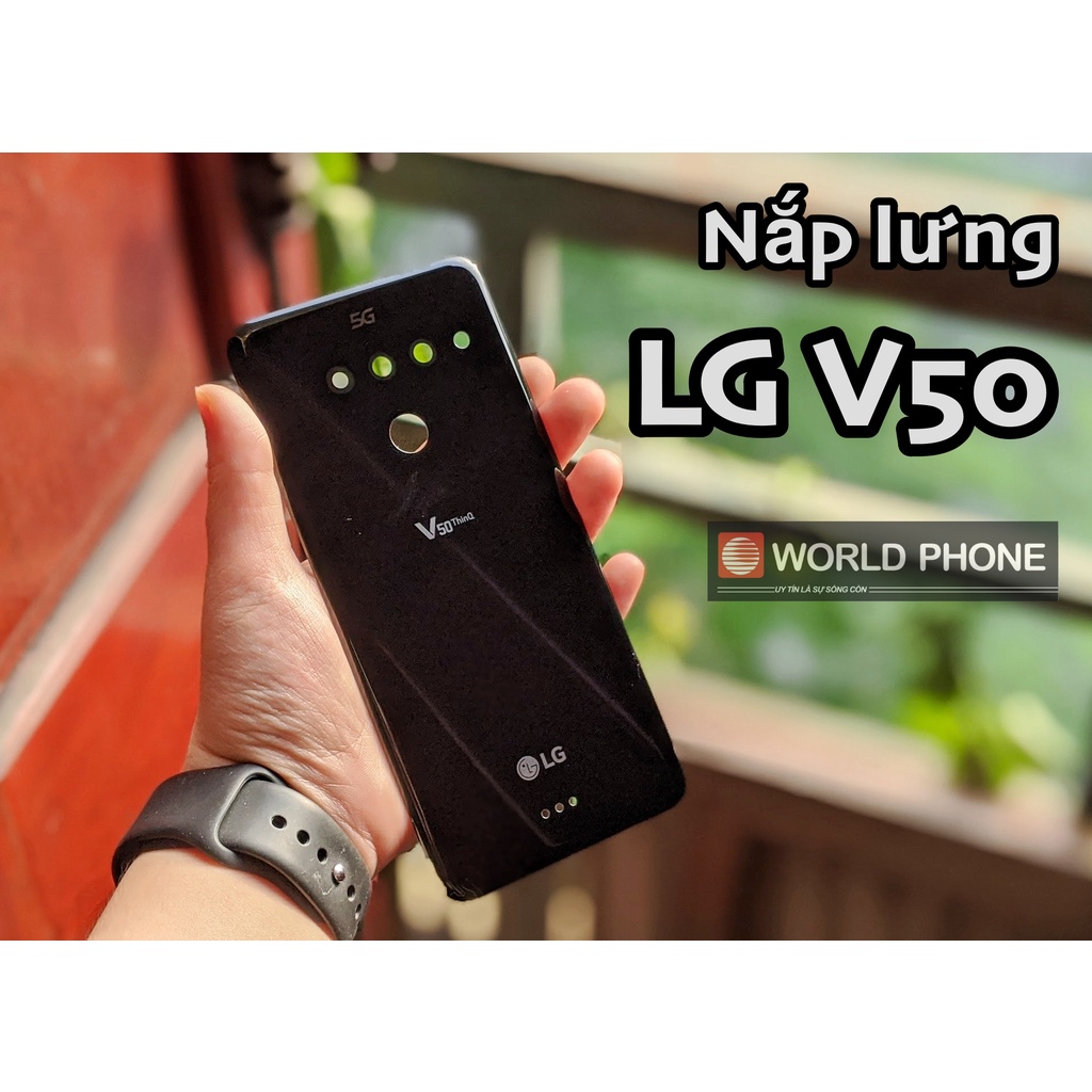 Nắp lưng cho LG V50 bản Hàn , bản Mỹ kèm keo lưng