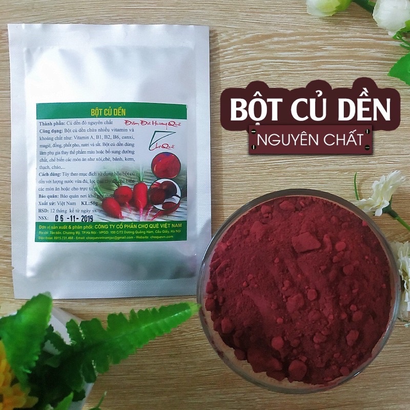 250Gam Bột củ dền Oganic sấy lạnh nguyên chất 100% làm bánh