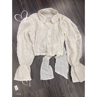 ÁO CROPTOP CỘT NƠ LƯNG