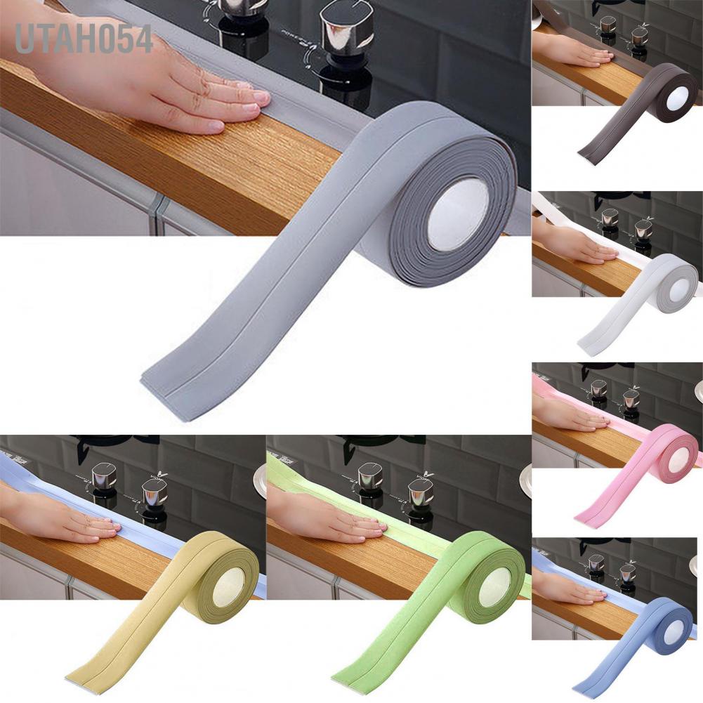 Utah054 Caulk Strip PVC Tự dính Băng keo Trang trí Chất bịt kín Trim Bảo vệ cạnh chống thấm